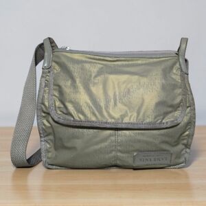 Nina Ricci Olive Nylon Crossbody Bag
